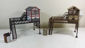 O Gauge Overtrack Signal Box Kit with Khazi. Covers Pre-grouping to BR Period - Picture 1 of 10