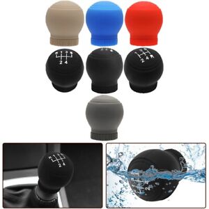 Universal Gear Shift Knob Silicone Protective Cover Manual Shifter Lever Handle