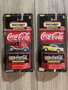Matchbox Collectibles Coca Cola vehicle 1/64 lot Of 2 1998 NOS NEW 1921 T 1955 - Picture 1 of 6