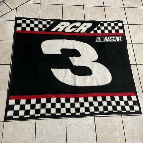 #3 Dale Earnhardt Blanket Throw Nascar RCR 58" x 53" Intimidator Cover