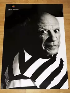 APPLE THINK DIFFERENT POSTER - PABLO PICASSO 2 / 24 x 36 by STEVE JOBS 61 x 91cm - Bild 1 von 3