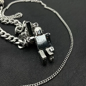 Stainless Steel Robot Necklace - Picture 1 of 2