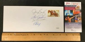 RON TURCOTTE/PAT DAY/CAUTHEN HANDSIGNIERT 2009 SEKRETARIAT UMSCHLAG JSA/COA - Bild 1 von 4