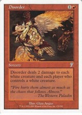 Disorder *Uncommon* Magic MtG x1 Seventh 7th Edition SP