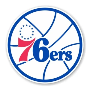 Philadelphia 76ers runder präzisionsgeschnittener Aufkleber - Bild 1 von 1