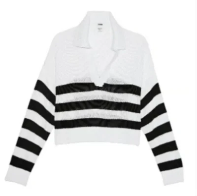 Suéter Victoria's Secret ROSA Talla XXL Cambridge Tejido Polo Academia Preppy Foto 1 de 4