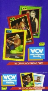 1991 WCW World Championship Wrestling - Empty Display Box - Featuring Sting - Picture 1 of 1