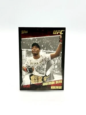 2010 Topps UFC Gold Thick Insert SP #106 Anderson Silva “The Spider” HOF 🔥 - Image 1 of 2