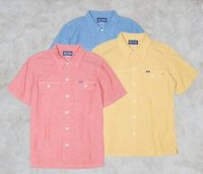 IRON HEART IHSH-388 Selvedge cotton linen dungarees summer work shirt Japan JP