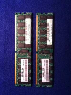 IBM 41Y2768 8GB (2x4GB) PC2-5300 Memory Kit yz - Image 1 of 2