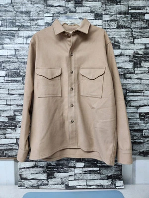 Vintage C.C. Filson Jac Shirt Camel Tan Mens 42 Larg USA 100% Virgin Wool  - Image 1 of 4
