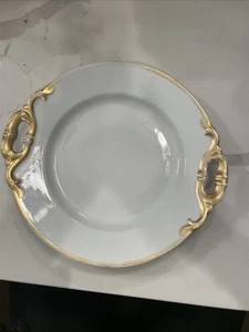 schwarzburg tortenplatte mit Griffen weiß mit Klappborte - Bild 1 von 5