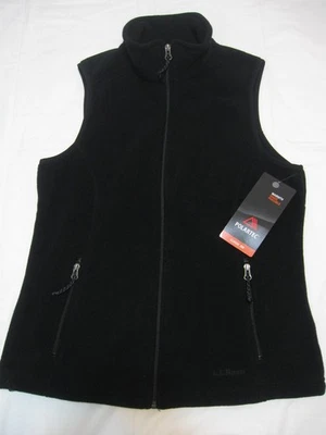 Women’s NWT L.L. Bean Polartec Black Vest size M reg - Image 1 of 4