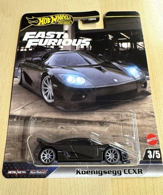 Hot Wheels 2025 - Fast & Furious - Koenigsegg CCXR - Black - Image 1 of 2