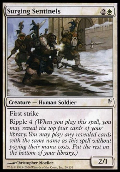 Surging Sentinels - Light Play MTG Coldsnap - Image 1 of 1