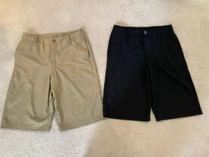 Under Armour Boys Lot Of 2 Size Large Youth Golf Shorts - Picture 1 of 13
