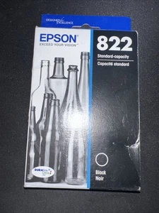 EPSON - 822 Standard Black Ink Cartridge Exp 11/2027 - Photo 1/3