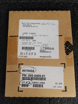 Sun Microsystems 595-5409-01 X7043A Sun X7043A 128MB Memory Kit (2×64MB) - Image 1 of 4