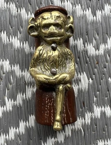 DE COLECCIÓN LATÓN MACIZO DIABLO DEMONIO IMP LATÓN ALDABA PUERTA LATÓN - Imagen 1 de 6
