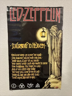 Preowned (2002) Led Zeppelin Stairway to Heaven Poster (22-1/4” X 34-1/2”) USED - Image 1 of 4