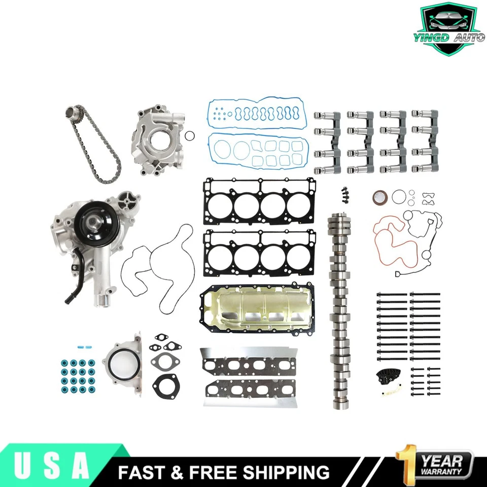 MDS Lifter Camshaft Kit For Ram 1500 5.7L 2011-2015 Dodge Durango 5.7L 2009 ENG Foto 1 de 4