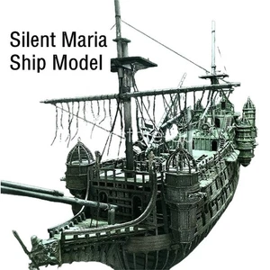 Wooden Ship Model 1:96 Scale Silent Maria Ship Model DIY Craft For Birthday Gift - Picture 1 of 15