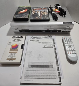 Sylvania ZV420SL8 DVD-Recorder Videorecorder VHS Kombiplayer mit Fernbedienung - GETESTET und funktionsfähig - Bild 1 von 13
