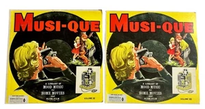 Sound Effects and Background Music Records Musi-que Volume 3 and 7 Play Tested - Imagen 1 de 6