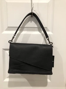 Bolso Hobo Botkier Crosstown Cuero Negro Nuevo con Etiquetas - Imagen 1 de 12