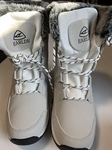 Women’s Snow Boot Waterproof Lace Up Mid-calf Outdoor Winter Size 8 - Picture 1 of 5