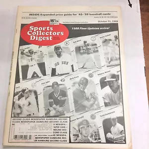 Sportsammler Digest Magazin Mark Grace, Welch 21. Oktober 1988 061217nonr - Bild 1 von 1