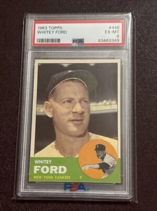 1963 Topps - Whitey Ford #446. PSA 6 !!!! - Bild 1 von 2