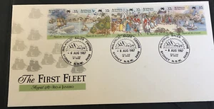 Australia FDC 1987 The First Fleet Rio de Janeiro - Picture 1 of 4