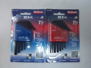 EKLIND 10507/10107 Hex-L Key allen wrench - 14pc set Metric & Standard - Picture 1 of 1