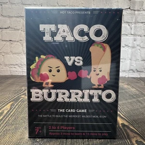 Taco vs Burrito The Card Game Family 2 To 4 Players Ages 7+ By Hot Taco Sealed - Foto 1 di 3
