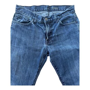 "Pantalones de mezclilla para hombre 7 For All Mankind azules de lavado medio 32"" x 31""" - Imagen 1 de 9