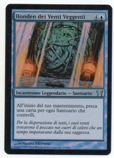 MTG Italian Foil Honden of Seeing Winds Champions of Kamigawa Misprint SP