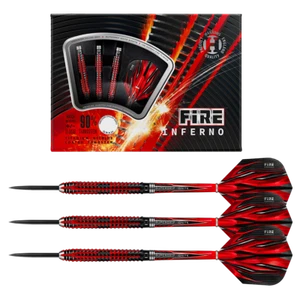 Dardos con punta de acero de tungsteno 90 % Harrows Fire Inferno - 21 g 22 g 23 g 24 g 25 g o 26 g - Imagen 1 de 5