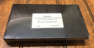 New Sealed Polaroid Spectra Close-Up Camera Law Enforcement Kit VHS Tape - Image 1 of 2