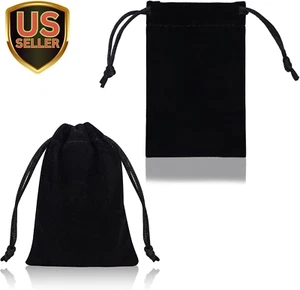 Velvet Cloth Jewelry Bags, Small Gift Pouches Drawstring Bags for Party, Trav... - Picture 1 of 1