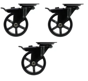 Lenkrolle Rad 3" Durchmesser, 100 Pfund Tragfähigkeit, Shepherd Hardware 6276 (3er-Pack) - Bild 1 von 2