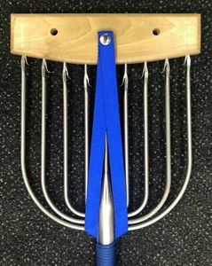 Custom AMISH MADE Ice fishing SPEAR fish spearing 9 TINE STAINLESS STEEL USA - Picture 1 of 3