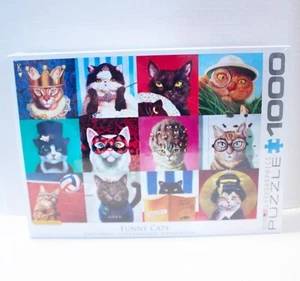 Puzzle Puzzle Puzzle Divertenti Gatti Lucia Heffernan 1000 Pezzi Eurographics 2020 Umorismo NUOVO - Foto 1 di 6
