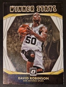 David Robinson 2020-21 Donruss Optic WINNER STAYS Insert Card (no.10)