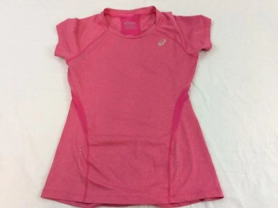 Camiseta de entrenamiento Asics XS Motiondry rosa manga corta ropa deportiva camiseta usada en excelente estado Foto 1 de 4