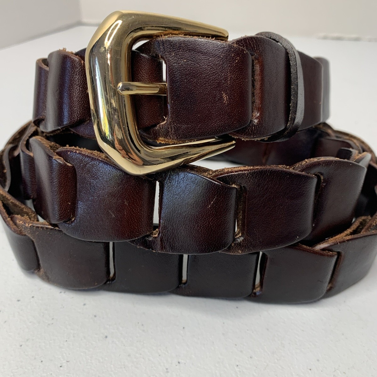 Leather Chain Belt Size L Belts for Women for sale | eBay Leather Chain Belt Size L Belts for Women for sale | eBay