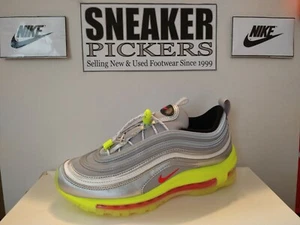 Nike Air Max 97 RFT - BQ8437 002 - Metallic Silver / Volt - Youth: 5Y / Wmns 6.5 - Picture 1 of 12