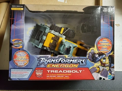 New Transformers Energon TREADBOLT & Rollbar Mini Con Electronic Hasbro 2003 Cover