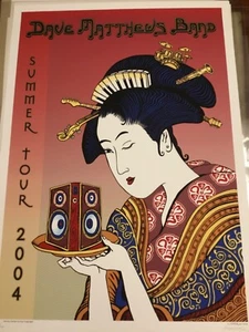 Emek 2004 Dave Matthews Band Poster #250/250 NM Sperry 2004 Methan Tsang Phish - Bild 1 von 8