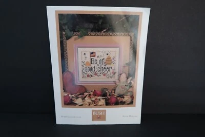 Shepherd's Bush BE OF GOOD CHEER Counted Cross Stitch Chart Leaflet Pattern - Image 1 of 2